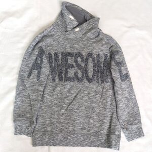 Cat & Jack Boys Awesome Sweater Small (6/7)  Gray